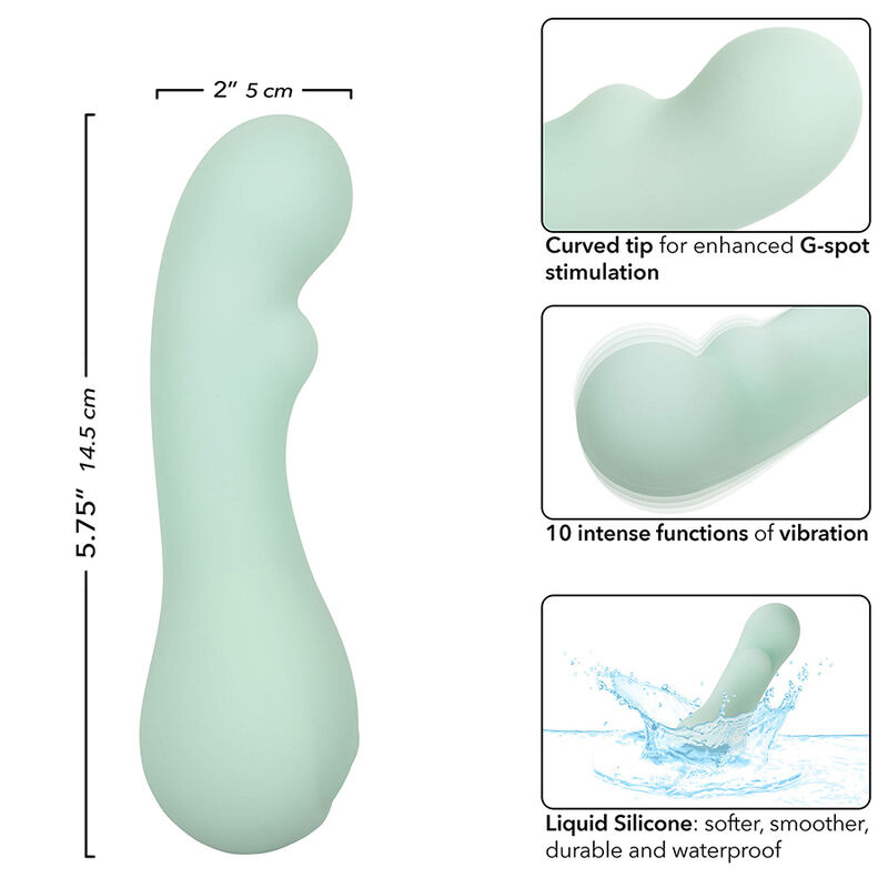 CALEXOTICS - PACIFICA BORA BORA ESTIMULADOR PUNTO G 10 VIBRACIONES AQUA