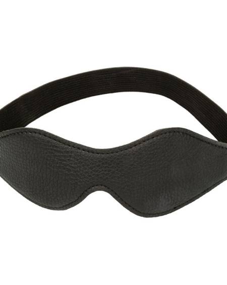Venda para os olhos CALEXOTICS Nocturnal em couro preto, com banda elástica