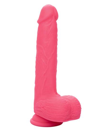 Vibrador realista rosa CALEXOTICS Studs com base de ventosa