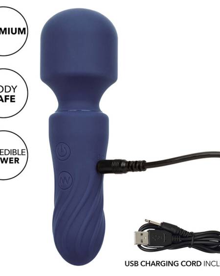 Vibrador massajador roxo CALEXOTICS Charisma Charm com cabeça flexível