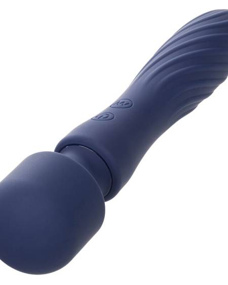 CALEXOTICS - CHARISMA MYSTIQUE MASAJEADOR DOBLE MOTOR 12 FUNCIONES 21,5 CM X 4,5 CM MORADO