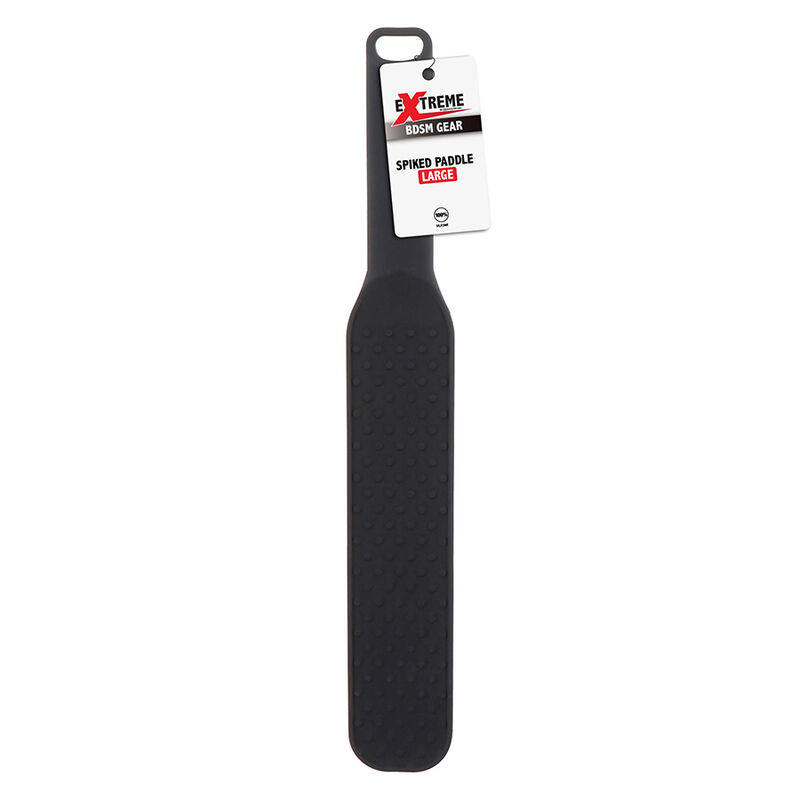 Palmatória BDSM preta HIDDEN DESIRE EXTREME com picos
