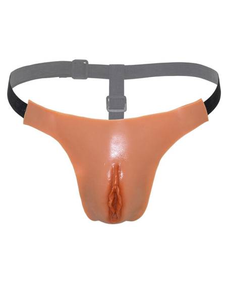 Tanga ALTER EGO HIDDEN DESIRE com vagina aberta e correias ajustáveis