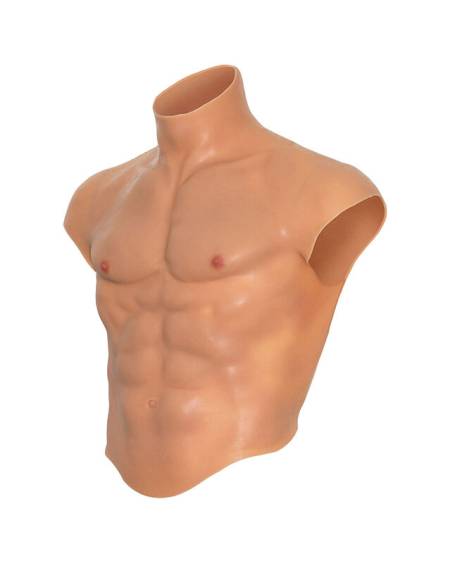 HIDDEN DESIRE - ALTER EGO CAMISETA SILICONA TORSO MASCULINO CON ABDOMINALES NATURAL