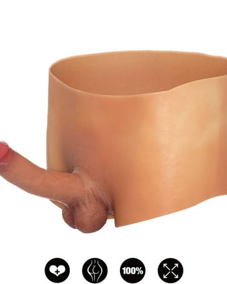 HIDDEN DESIRE - ALTER EGO BÓXER CON PENE 18 CM NATURAL TALLA L