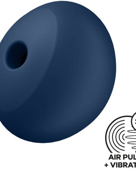 Estimulador por ondas de pressão e vibrador SATISFYER AIR POWER 4 azul
