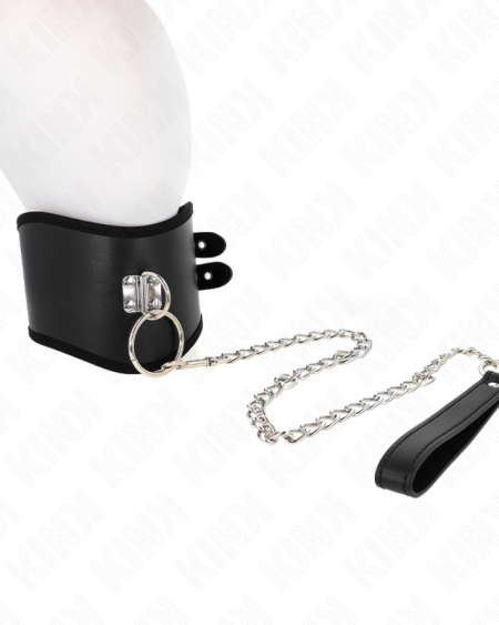 KINK - COLLAR CON CORREA 65 CM ANCHO NEGRO AJUSTABLE 40-55 CM X 10 CM