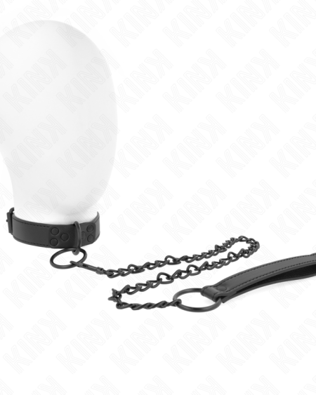 KINK - COLLAR CON CORREA 65 CM OSCURO AJUSTABLE 37-54 CM X 3 CM