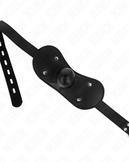 KINK - MÁSCARA BUCAL MORDAZA DE BOLA CON CERRADURA AJUSTABLE 42-60 CM