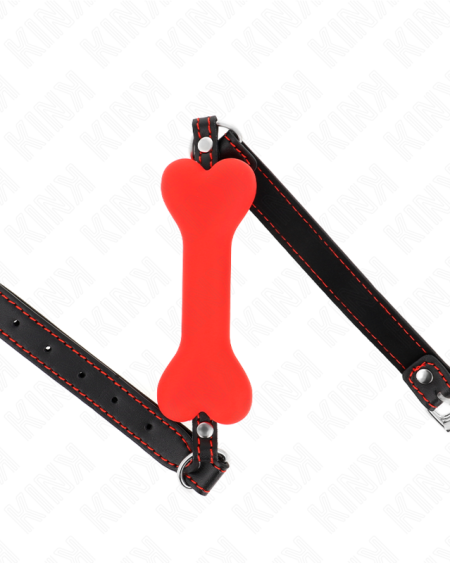 KINK - MORDAZA DE HUESO 12 CM ROJO 63 x 2 CM