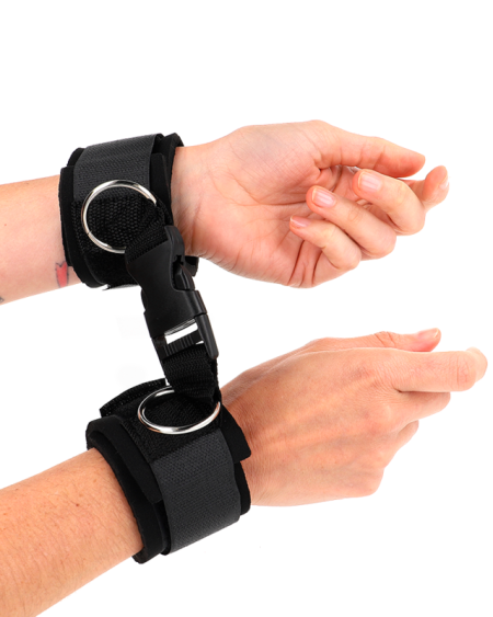 KINK - MUÑEQUERAS NEOPRENO CON CIERRE DE GANCHO NEGRO AJUSTABLE 22-34 CM