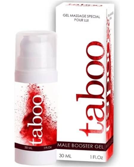 Gel íntimo masculino Taboo da RUF para ereção, embalagem de 30 ml