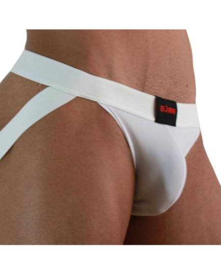 Jockstrap BURN 007 branco em licra