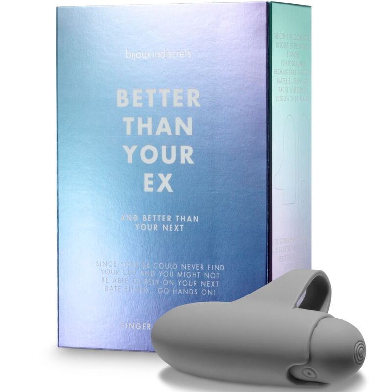 BIJOUX INDISCRETS - BETTER THAN YOUR EX BALA VIBRADORA 10 VIBRACIONES GRIS
