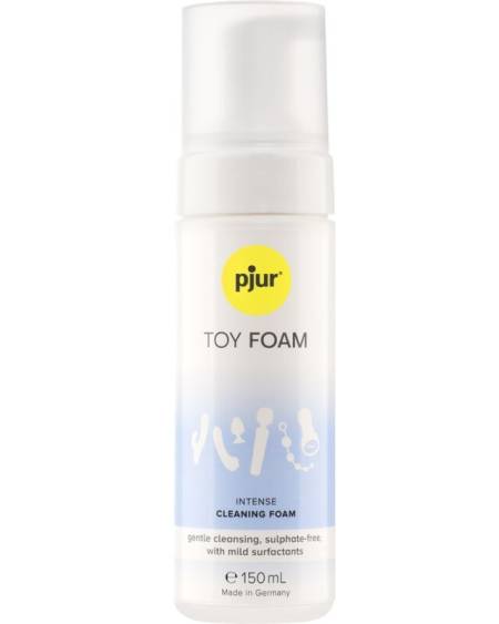 Frasco de espuma de limpeza PJUR TOY FOAM para brinquedos sexuais, 150 ml