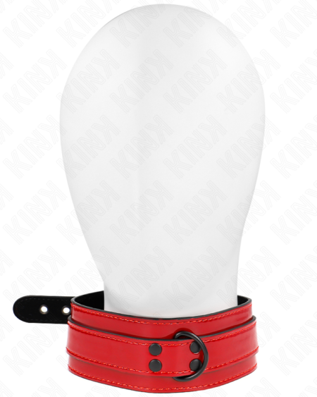 KINK - COLLAR AJUSTABLE ROJO VINO 37.5-49.5 CM X 5 CM