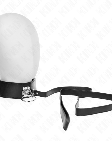 Coleira KINK com tachas e trela em polipele