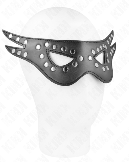 KINK - MÁSCARA DE POLIPIEL SEXY MODELO 1 27 x 13 CM