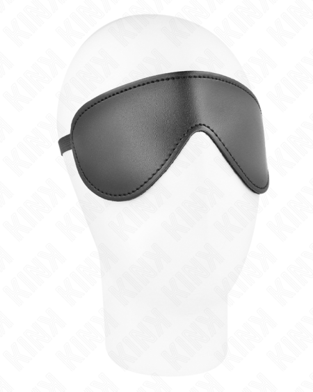 Venda para os olhos simples em pele KINK MASKED ALLURE, 19,5 x 7,5 cm