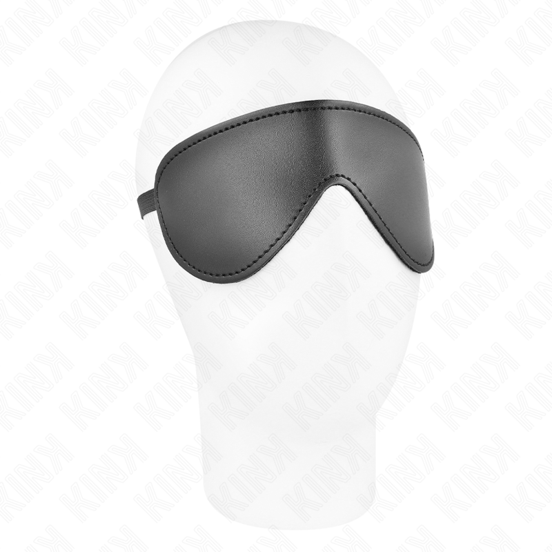 Venda para os olhos simples em pele KINK MASKED ALLURE, 19,5 x 7,5 cm