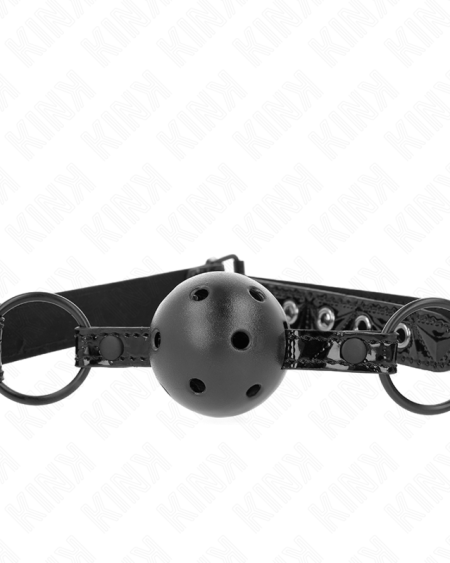 Mordaça de bola KINK modelo 3 com padrão de diamante e bola de 4,5 cm