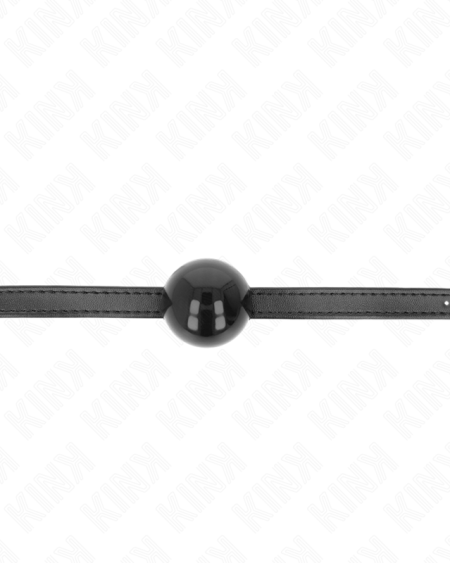 Mordaça de bola KINK COLLAR & GAG Simplicity com bola de 4 cm e correia pequena