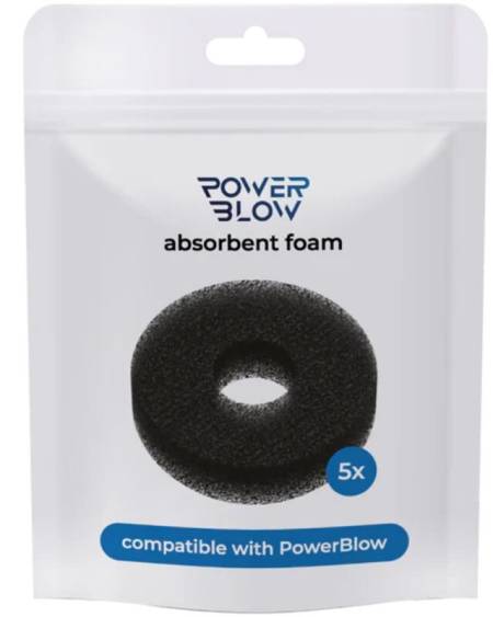 Pack KIIROO com 5 espumas absorventes de substituição para PowerBlow