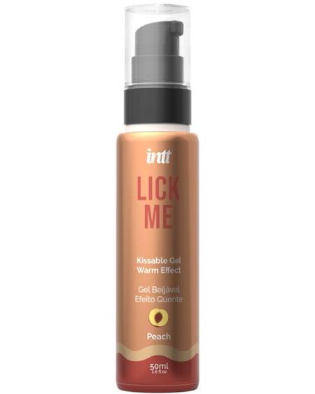 Gel lubrificante comestível INTT LICK ME com efeito de calor