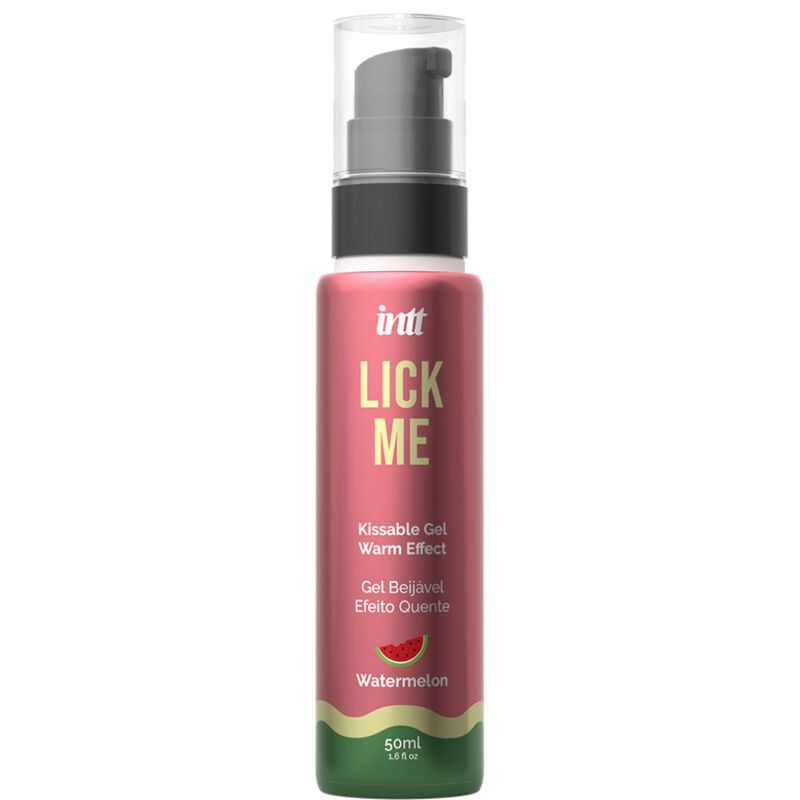 INTT - LICK ME GEL COMESTIBLE SABOR SANDÍA EFECTO CALOR