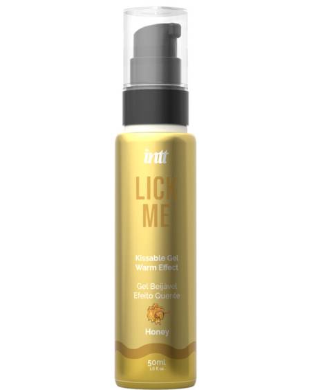 Gel comestível INTT Lick Me sabor a mel com efeito de calor