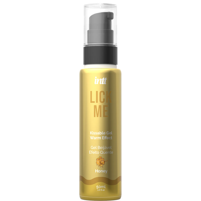 Gel comestível INTT Lick Me sabor a mel com efeito de calor