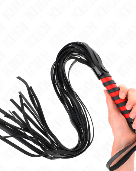 Chicote BDSM KINK de tiras largas, com 70 cm de comprimento