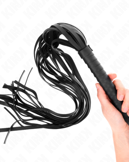 KINK - LÁTIGO DE COLA LARGA Y MANGO CORTO NEGRO 70 CM