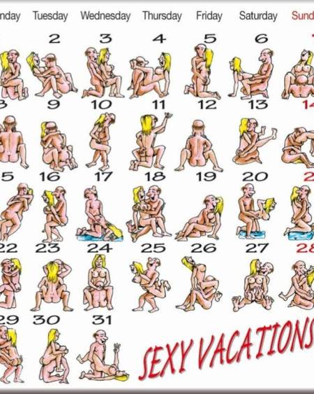 Íman DIABLO PICANTE com design Kamasutra de férias, 5 cm x 5 cm