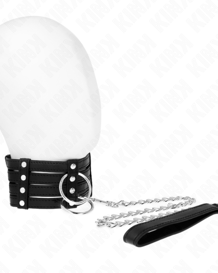 KINK - COLLAR CON CORREA 65 CM ESTILO SUB AJUSTABLE 35-51 CM X 7 CM