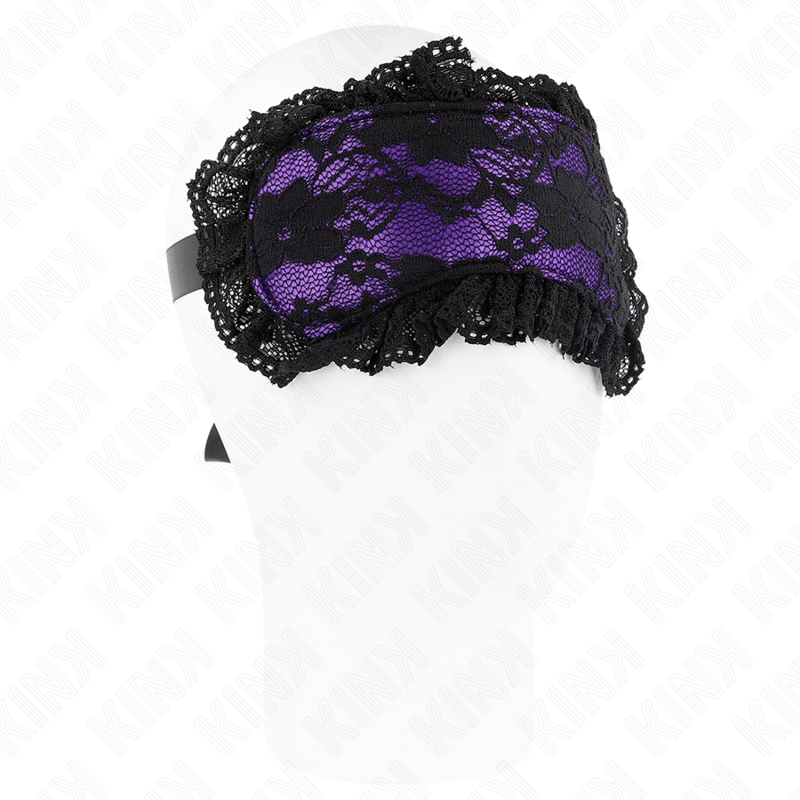 Antifaz de renda KINK MASKED ALLURE Modelo 2, com 22,5 x 11 cm