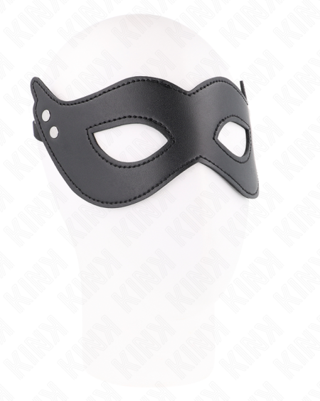KINK - MÁSCARA DE POLIPIEL CON REMACHES MODELO 1 26 x 8 CM
