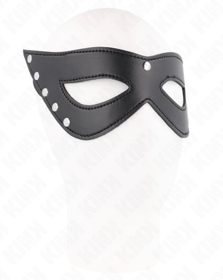 Máscara KINK MASKED ALLURE com 5 rebites, 28 x 8 cm