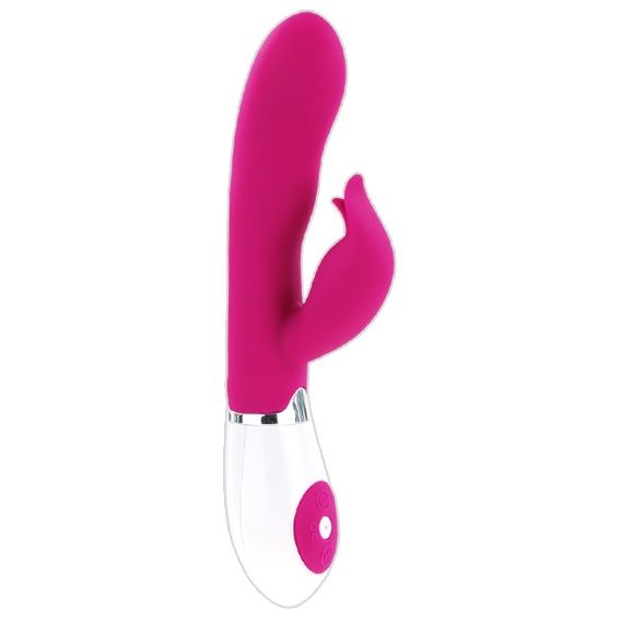 Vibrador Pretty Love Flirtation em cores lila e branco