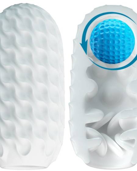 Masturbador masculino PRETTY LOVE Venus X branco, em forma de ovo