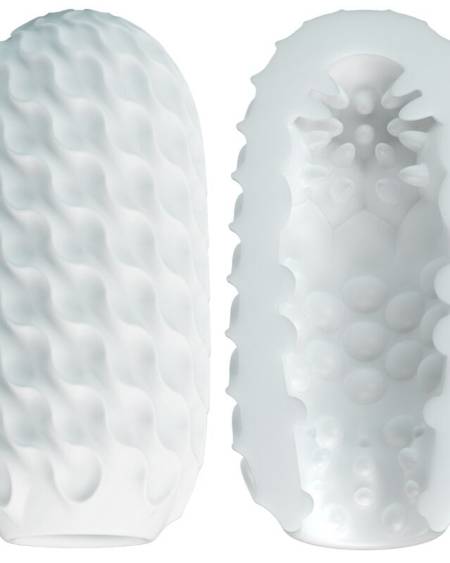 Masturbador masculino PRETTY LOVE Venus X modelo 2, branco, em forma de ovo