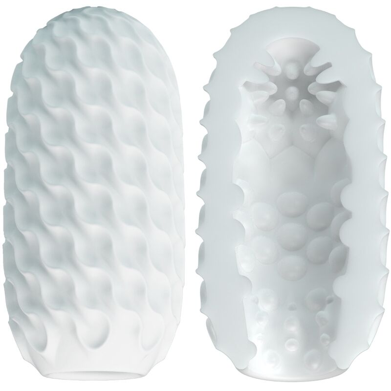 Masturbador masculino PRETTY LOVE Venus X modelo 2, branco, em forma de ovo
