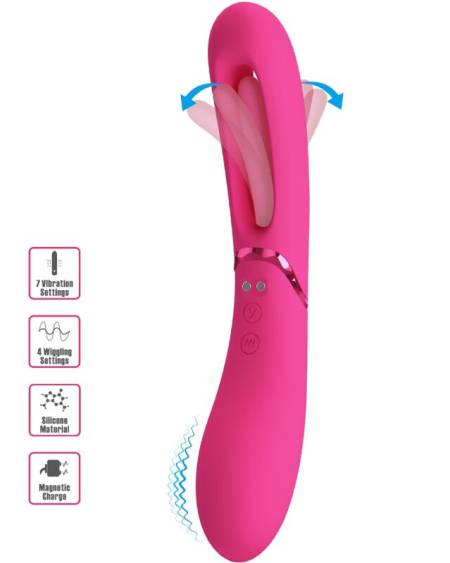 Vibrador ROMANCE Lexie para ponto G, com cabeça arredondada e carregamento USB magnético