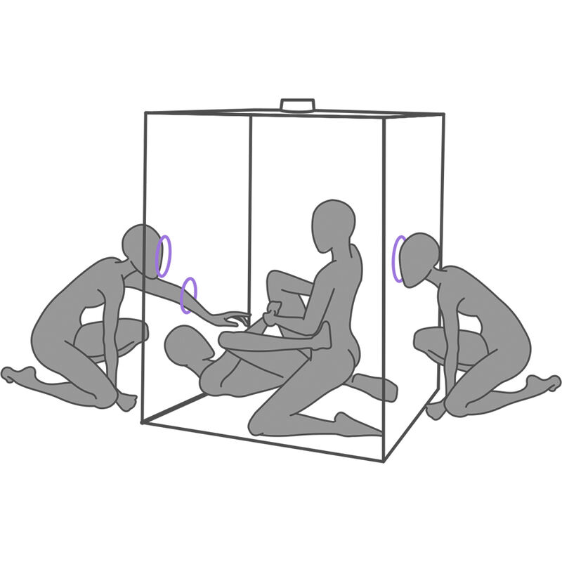 SECRET DOME - KINK CLUB CABINA SCANDALE MORADO