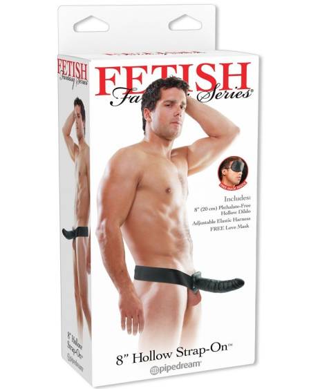 FETISH FANTASY SERIES - ARNÉS HUECO 19 CM NEGRO