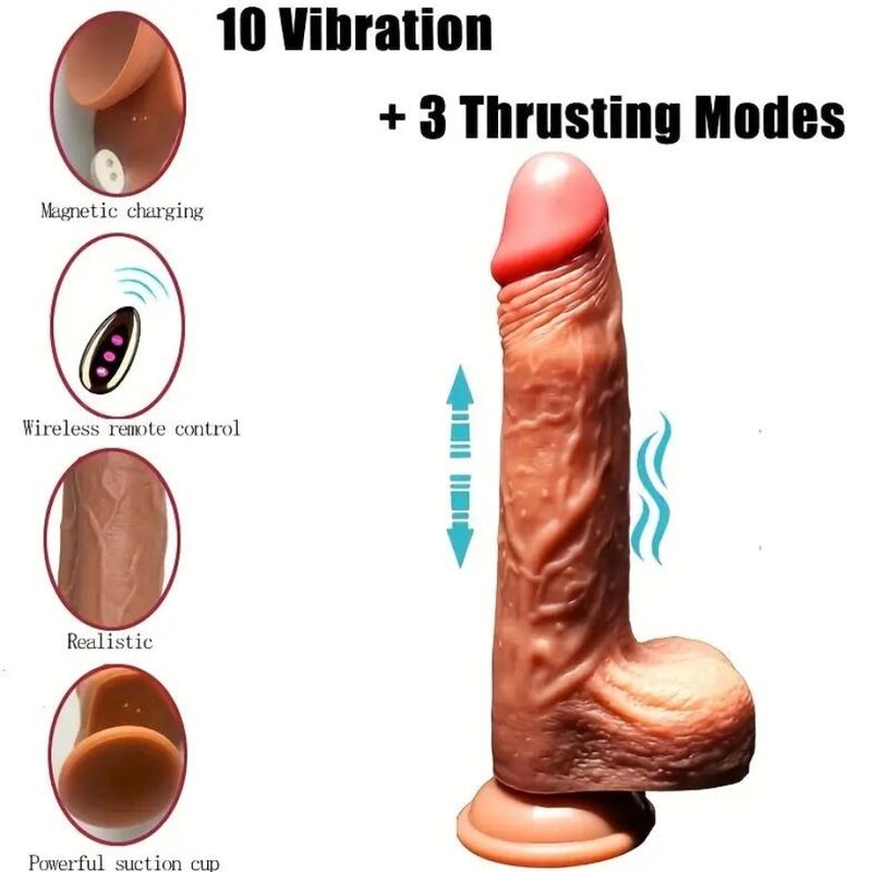 ARMONY - DILDO REALÍSTICO VIBRADOR RECARGABLE