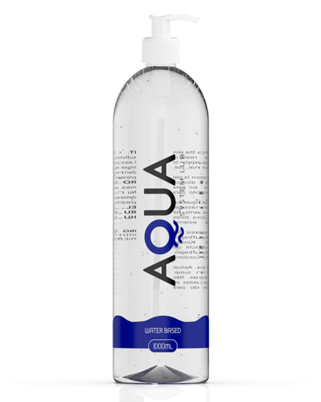 Frasco transparente de lubrificante à base de água AQUA QUALITY