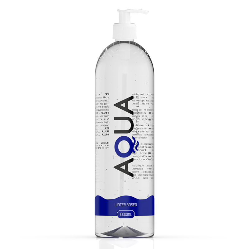 Frasco transparente de lubrificante à base de água AQUA QUALITY