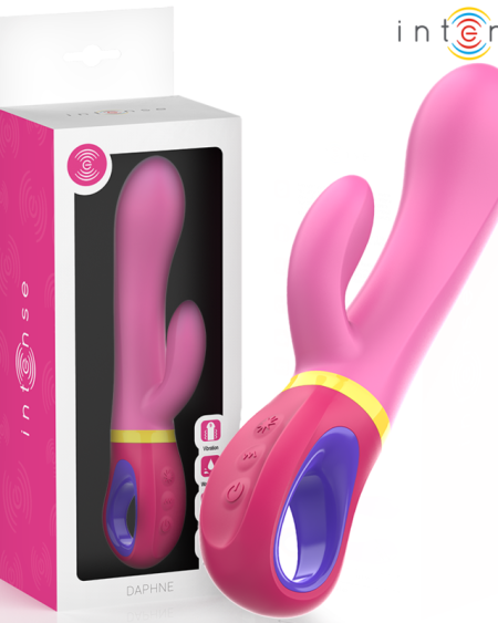 Vibrador coelho Daphne rosa da INTENSE HIGH TECH