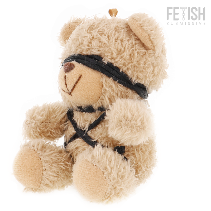Urso de peluche BDSM Winnie da coleção FETISH SUBMISSIVE, modelo 6, com cordas
